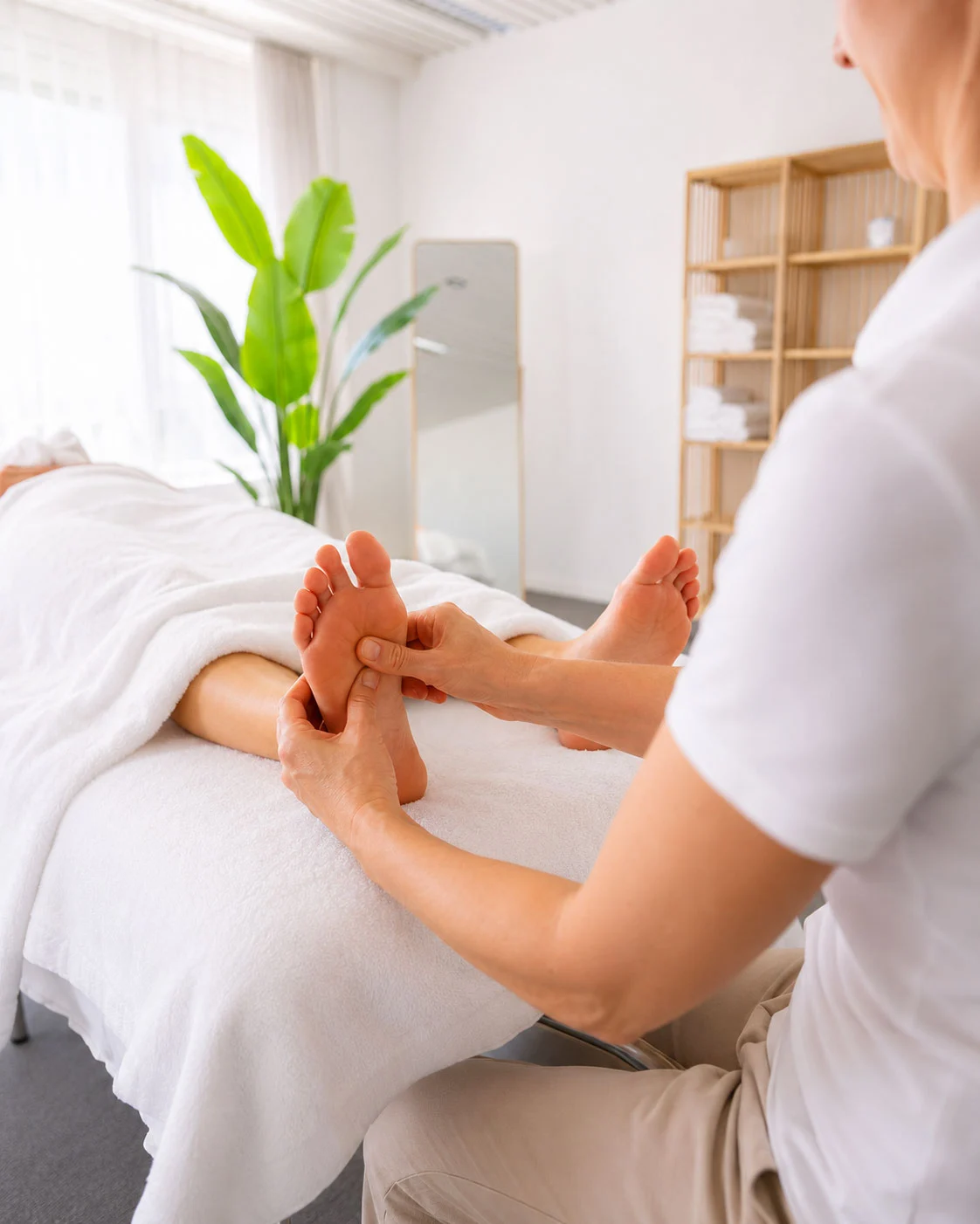 Fussreflexzonenmassage in der Praxis für Beromünster